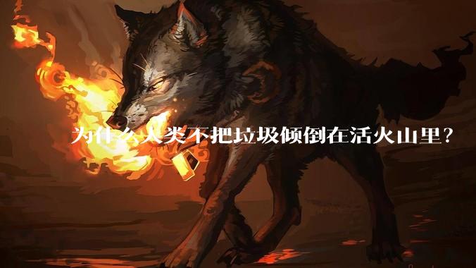 为什么人类不把垃圾倾倒在活火山里？